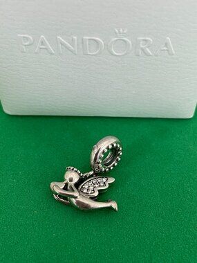 Pandora Pandora Angel of Love CZ Dangle Sterling silver Charm